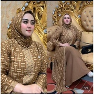 Elegant Brown Hindi Dress