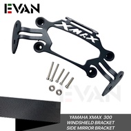 EVAN.SHOP Yamaha Xmax 300 Side Mirror Bracket Windshield Bracket With Bolt can Adjust X-max X max