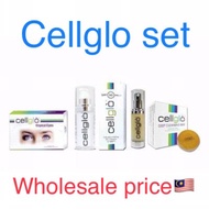 Cellglo Sunblock/ cream 21/ CRYSTAL EYES/ Cleansing Bar / cellglo creme unbox