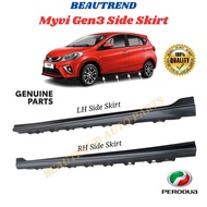 Perodua Myvi G3 Gen3 Side Skirt Original Bodykit Tepi Spoiler Lip Lips 2018 2019 2020 2021 2022 2023