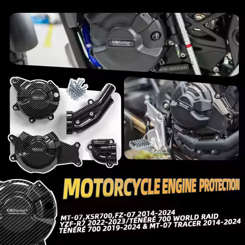 GBRacing Engine Protection For 2025 Models Ténéré 700 Rally, Explore, Extreme 2019-2024 MT-07 Clutch