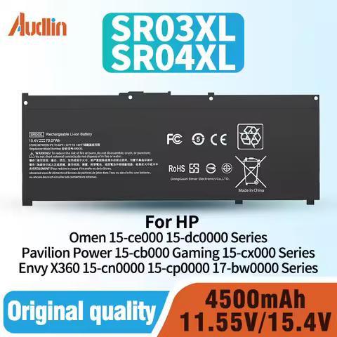 SR04XL SR03XL Laptop Battery for HP Omen 15-CE0XX 15-DC0XX Series 15-CE009LA 15-CE015DX Pavilion 15-