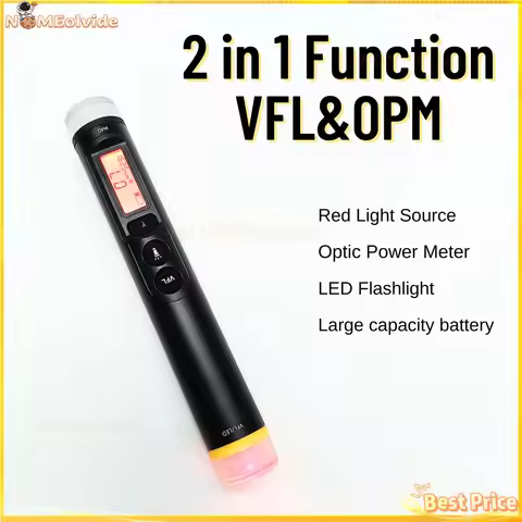 OFW 3 in 1 Fiber Optical Visual Fault Locator 20/30MW OPM LED Vfl1800ah Battery Mini Power Meter Cab