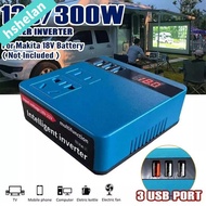 HSHELANXB 1Pcs Smart Transformer, Dual Plug 120W Battery Inverter, Household 18V 20V To 220V Multifu