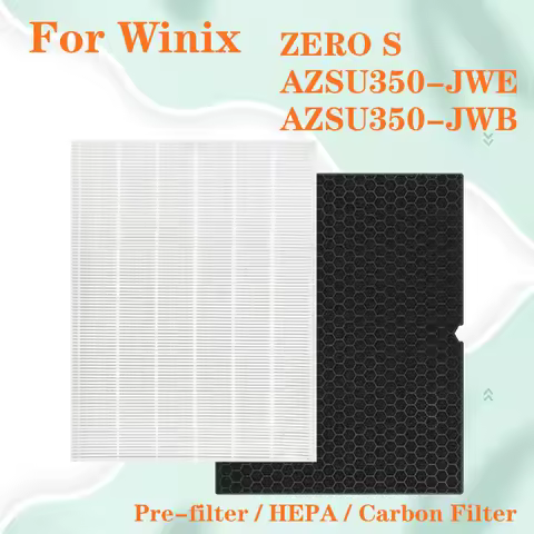 Replacement for Winix ZERO S (AZSU350-JWE) and AZSU350-JWB air purifier, Activated Carbon Filter and