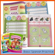 Spanish Tracing Workbook for Kids – Letters & Numbers Handwriting Practice Book, Preschool Kindergar