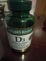 Nature's Bounty 維生素D3 125mcg