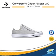 Converse Women Sneaker รองเท้า แฟชั่น ผู้หญิง คอนเวิร์ส รุ่น Chuck Taylor All Star OX มี 2 สี ชมพู/เงิน (2190) (Collection)