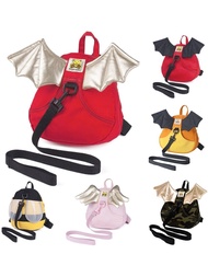 [Durable and practical] Angel anti-lost backpack baby leash belt Japanese and Korean infants and young children anti-lost little bee angel devil