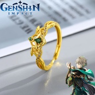 Anime Game Genshin Impact Alhaitham Cosplay Ring Adult Unisex Adjustable Opening Alloy Rings Jewelry