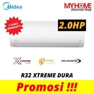 MIDEA MSXD-18CRN8 2.0HP R32 NON INVERTER WALL MOUNTED SPLIT AIR CONDITIONER (COURIER SERVICE)