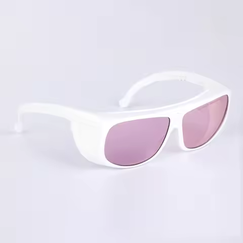 Laser Safety Goggles for 755nm O.D 5+ 808nm 810nm O.D 7+ CE Cleaning Cloth and Hard Case