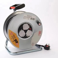 Wholesale outdoor cable reel waterproof 25m/30m/50m with reel extension power cord