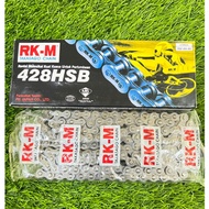 RKM 428HSB 0 RK428H 428 H ( 428HSB ) RKM RK-M CHAIN / SPROCKET CHAIN 122L &  132L