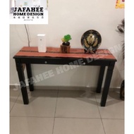 DH 4 Feet Full Solid Console Table / Study Table (Wenge)
