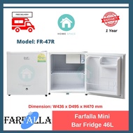 Farfalla Mini Bar Fridge 46L (FR-47R) + Free Delivery