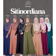 (SITI NORDIANA) DRESS SITI NORDIANA / PAKAIAN MUSLIMAH / PAKAIAN WANITA BY LUVLA READY STOK