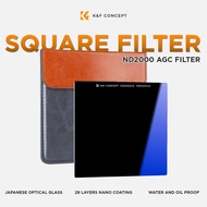 KNF Concept 100x100mm Filter ND2000 AGC Glass Square Filter Cokin