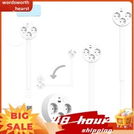 EU Plug Electrical Wall Plug Rotates Adjustable Length Electrical Outlet Extender Power Outlets Exte