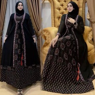 Naura Women's Hindi Gamis with 2-in-1 vest set