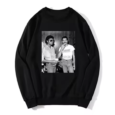 Michael Jackson & Freddie Mercury Hoodie Fashion New Trends Clothing Men Cotton Sweatshirt Hip Hop T