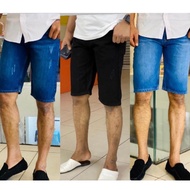 Seluar Jeans pendek Lelaki# Men’s Denim short pant mid Waist