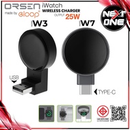 Orsen by Eloop W3 W7 Watch USB Wireless Charger ที่ชาร์จไร้สาย ระบบแม่เหล็กสำหรับ SmartWatch นาฬิกา