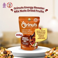 Orinuts Energy Booster Mix Nuts Dried Fruits Healthy Snack Natural Energy Booster Without Preservati
