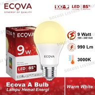 Ecova 9 Watt WW Eco LED Bulb 9W Warm White Yellow/