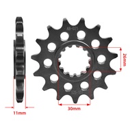 Big Picture: 525-15T 20Crmnti Carburized Forged Front Sprocket For Yamaha Tenere 70