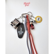 GANTUNGAN Tassel Pop NYC Casino Bag Charm Set Keychain & Bag Charm Aesthetic Premium | Street Style 