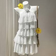 Women's YK2 Retro Sweet & Spicy Style 3D Rose Flower Cake Dress, A-Line, Vacation, Beach, Prom, Part