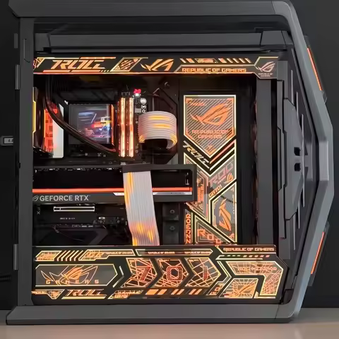 4pcs ARGB Lighting Panel Set for ROG GR701 HYPERION Case,Gamer Cabinet Decorative Plate AURA SYNC bl