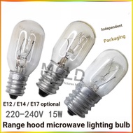 Refrigerator Microwave Range Hood Oven Lighting Bulb E12/E14/E17 Screw Yellow Light Warm Color Bulb