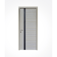 ชุดประตูปิดผิวเมลามีน M-A24 82.6.x212.x4.5ซม. สีไม้เมเปิ้ล+สีแบล็ควอลนัท พร้อมวงกบ และตลับกุญแจมอร์ท