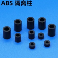 Black M3 M4 M5 M6 M8Column Plastic Spacer Straight Through Column Sleeve ABS Heightening Hole Pillar