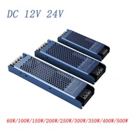 Super Thin AC DC Transformers 220V To 12V 24V Switching Power Supply 12 24 V Volt 60W 100W 200W 300W