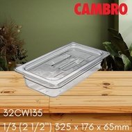 Cambro Food Pan Polycarbonate Buffet 1/3 Cambro TLS Food Container