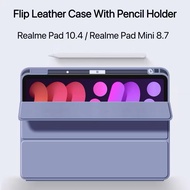 Flip Leather Case with Pencil Holder For Realme Pad 2 11.5 RealmePad X Realme Pad 10.4 inch