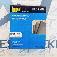 LANGSOL SANDPAPER SHEET GRIT 320 P320 – ABRASIVE SAND PAPER