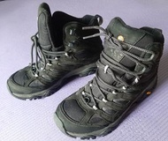 邁樂女26黑登山鞋 中筒防水 MERRELL MOAB 3 APEX MID WATERPROOF J037220