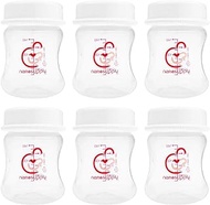 Nenesupply 4.7oz Wide Neck Breast Pump Bottles Use as Bottles for Pumping with Spectra S1 Spectra S2 Breast Pumps. Pump Bottles for Spectra Pump. Breastmilk Storage and Collection Bottles (Pack of 6)