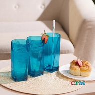 Crystal Glass Set Of 3 Pcs / Plastic Cups