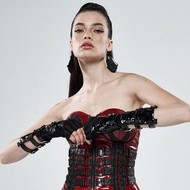 龐克未來漆皮機甲手套