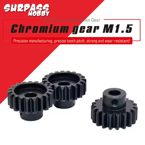 Surpass Hobby M1 5mm M1.5 8mm 11T 12T 13T 15T 17T 19T 20T Gear for 1/8 1/7 1/5 1/6 RC Cars Hobbywing