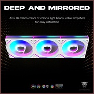 Jungle Leopard Interstellar V2 CPU Block Fan ARGB 120mm White Prism Lian li Same Model Infinit