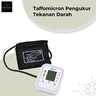 TaffOmicron Pengukur Tekanan Darah Sphygmomanometer with Voice - BW / Alat tensi darah digital Tensi darah digital otomatis Tensimeter digital akurat Alat tensi digital akurat Alat tensi darah