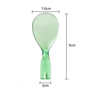 HIJAU Color: green, Orange, white Dimensions: 19x8x 2.5cm Material: Plastic rice ladle with good qua