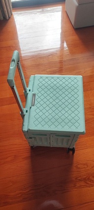 可摺疊拉桿購物車
