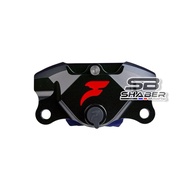 Frando F901 Black Red Logo 2-Piston Caliper